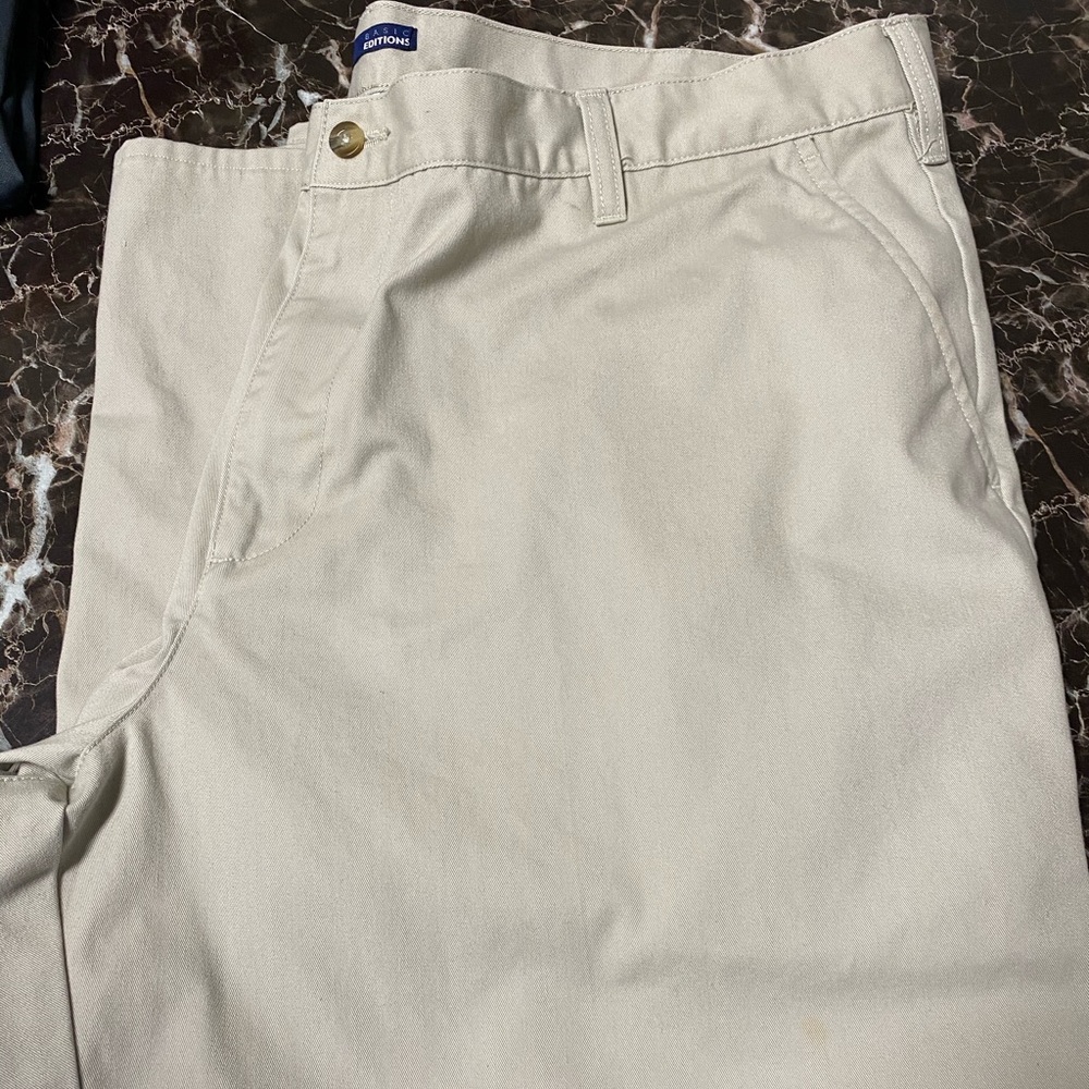 Men’s Beige Dress Slacks Size 42 X 30